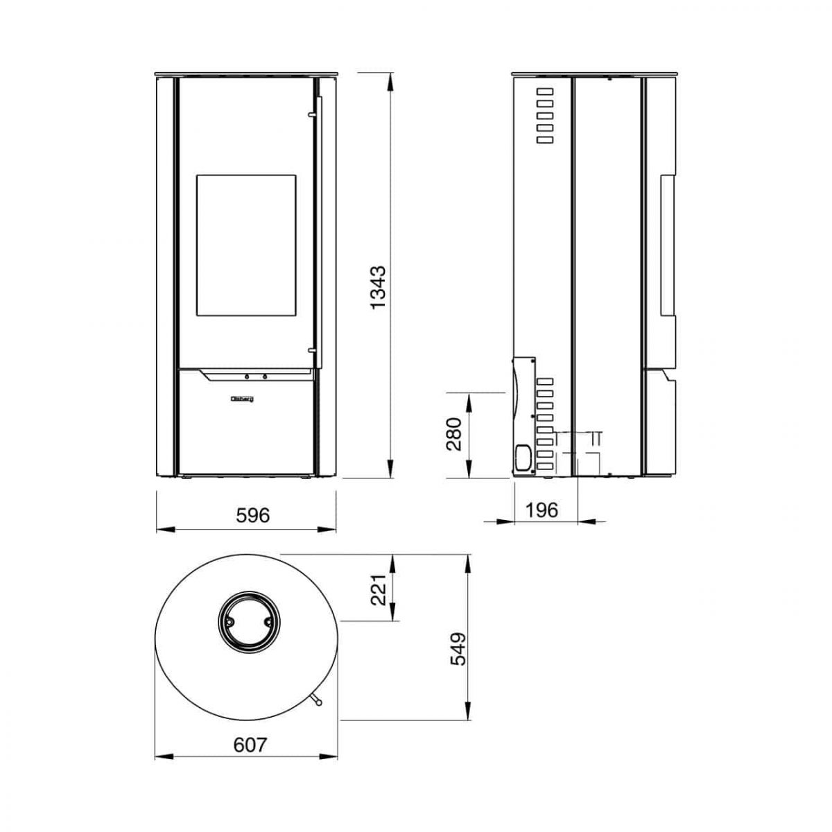 Olsberg Tolima PowerSystem II Compact – Eleganter Kaminofen mit 6 kW Leistung und modernem Design
